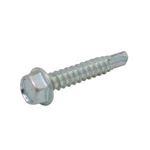 Hex Washer Head Self Drilling Tek PlatedHex Washer Head Tek Screw, Plated