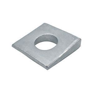 Maleable Iron Bevel Washer Hot Dipped GalvanizedMalleable Iron Bevel Washer, Galvanized