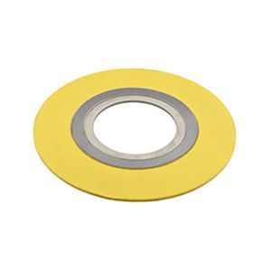 Spiral Wound Gasker 304 Stainless Steel Inner Ring 304 Stainless Steel Outer Ring Carbon Steel Centering Ring #2500 Pound304 SS Spiral Wound FG, 304 SS IR, CS OR