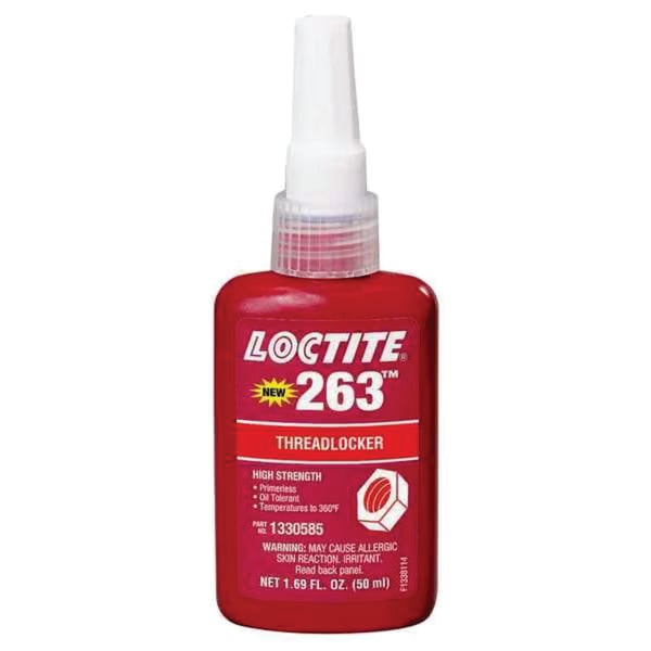 LOCTITE 263 PERMANENT THREAD LOCKER PRIMERLESS, 50ML