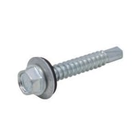 Thumbnail of Hex Washer Head Self Drilling Tek Plated With Neoprene WasherHex Head Tek Screw With Washer, Plated
