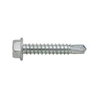 Thumbnail of Hex Washer Head Self Drilling Tek Plated14 X 4  Hex Washer Head #3 Tek, Pltd