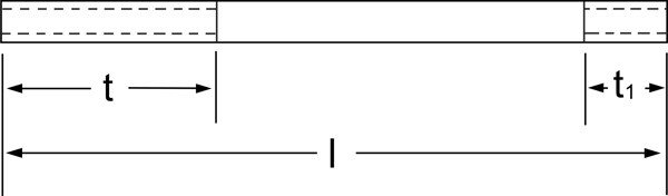 Straight anchor bolt