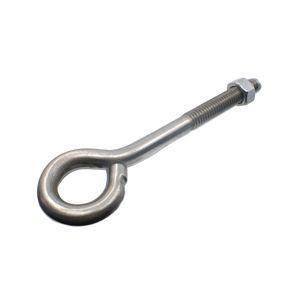 Stainless Steel Turned Eye Bolt With NutSS Turned Eye Bolt With Nut
