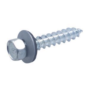 Hex Head Self Tapping Screw Type A Plated With EPDM Bonded WasherHex Head Self Tapping Screw With Washer, Plated