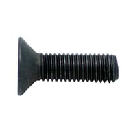 Thumbnail of 12.9 Alloy Steel-Flat-Socket Cap Screw 02M6-1.00 X 40MM DIN 7991 Class 12.9 Flat Socket Cap Screw Alloy Black