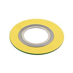 Spiral Wound Gasker 316 Stainless Steel Inner Ring 316 Stainless Steel Outer Ring Carbon Steel Centering Ring #2500 Pound316 SS Spiral Wound FG, 316 SS IR, CS OR