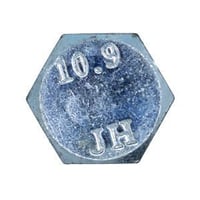 Thumbnail of Class 10.9 Metric Hex Bolt PlatedM10-1.50 X 16MM DIN 933/ISO 4017 Class 10.9 Hex Cap Screw, Plated