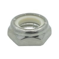 Thumbnail of Stainless Steel Jam Nylon Insert Lock NutSS Nylon Insert Jam Lock Nut