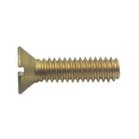 Thumbnail of Brass Slotted Flat Head Machine Screw#10-32 X 2 1/2 Brass Slotted Flat Head Machine Screw