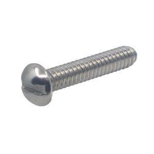 Stainless Steel Slotted Round Head Machine ScrewSS Slotted Round Head Machine Screw