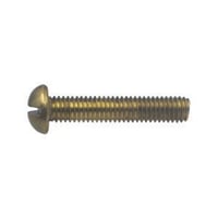 Thumbnail of Brass Slotted Flat Head Machine Screw#12-24 X 1 1/2 Brass Slotted Round Head Machine Screw