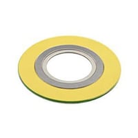 Thumbnail of Spiral Wound Gasker 316 Stainless Steel Inner Ring 316 Stainless Steel Outer Ring Carbon Steel Centering Ring #1500 Pound316 SS Spiral Wound FG, 316 SS IR, CS OR