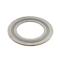 Thumbnail of Spiral Wound Gasker 304 Stainless Steel Inner Ring 304 Stainless Steel Outer Ring 304 Stainless Steel Centering Ring #150 Pound304 SS Spiral Wound FG, 304 SS IR, 304 SS OR