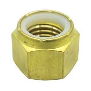 Brass Nylon Insert Lock NutBrass Nylon Insert Lock Nut