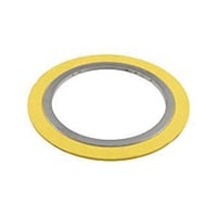 Thumbnail of Spiral Wound Gasker 304 Stainless Steel Outer Ring Carbon Steel Centering Ring #300 Pound5 300# Spiral Wound Gasket 304 Stainless Steel Winding, Flexible Graphite Filler, Carbon Steel Outer Ring