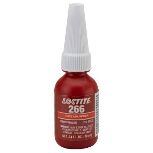 LOCTITE 266 PERMANENT HI TEMP THRD LOCK, 10ML