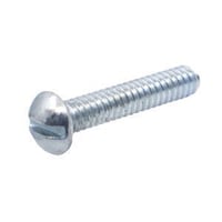 Thumbnail of Slotted Round Head Machine Screw PlatedSlotted Round Head Machine Screw, Plated