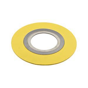 Spiral Wound Gasker 304 Stainless Steel Inner Ring 304 Stainless Steel Outer Ring Carbon Steel Centering Ring #1500 Pound304 SS Spiral Wound FG, 304 SS IR, CS OR