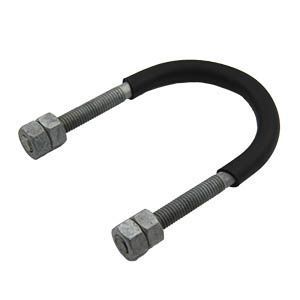 Figure G137C Long Tangent U-Bolt, Neoprene Coated GalvanizedLong Tangent U-Bolt, Neoprene Coated W/Nut